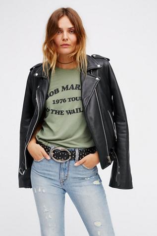 Daydreamer X Free People Womens Bob Marley Tee