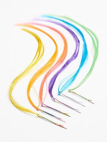 Free People Rainbow Hair Extension Set