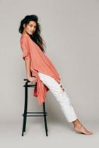 Free People Womens Big Dipper Oversized Tee