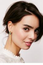 Marly Moretti Womens Stone Cluster Duster Ear