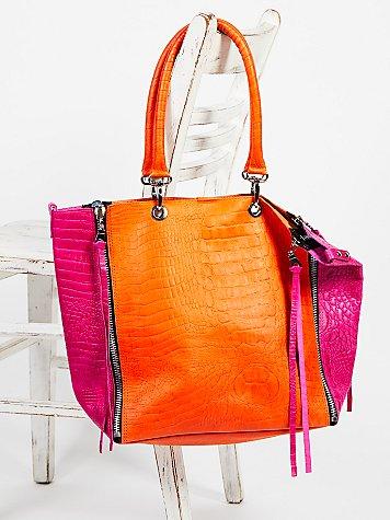 Bright Lights Leather Tote By Mandaat At Free People