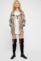 Slouchy Sequin Jacket By Free People