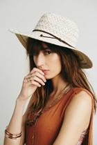 Free People Womens Lace Lover Wide Brim Hat