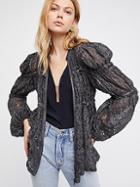 Ruched Lace Jacket By Free People
