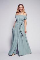 Mara Hoffman Womens Gauze Off The Shoulder