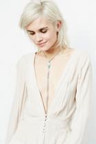 Free People Womens Sayna Delicate Chain Bolo
