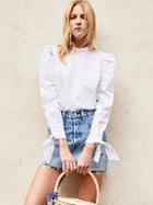 Deconstructed Denim Skirt By Levi's At Free People