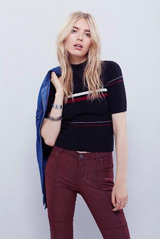 Free People Womens Sun Valley T Neck