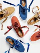 Laced In Velvet Sneaker By Vans + Sharon At Free People