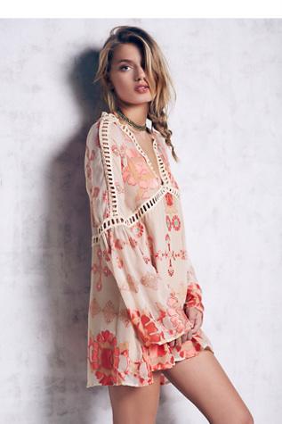 For Love & Lemons Womens Barcelona A-line Dress