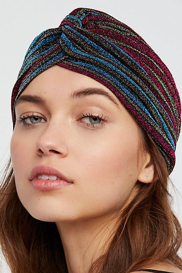 Disco Fever Metallic Turban By Free People