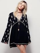 Free People Diamond Embroidered Top