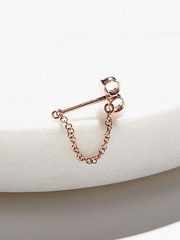14k Chain Wrap Stud By Maria Tash