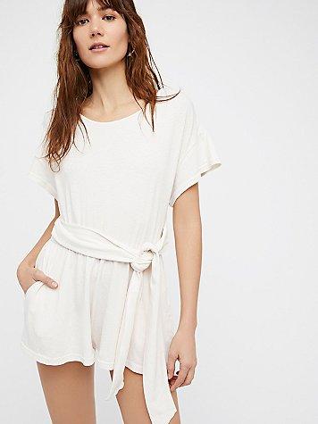 Free People Easy Street Wrapped One Piece