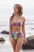 Mara Hoffman Womens Cactus Lace Up Bikini Bottom