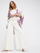 Fp X Good Vibrations Printed Cocoon Kimono