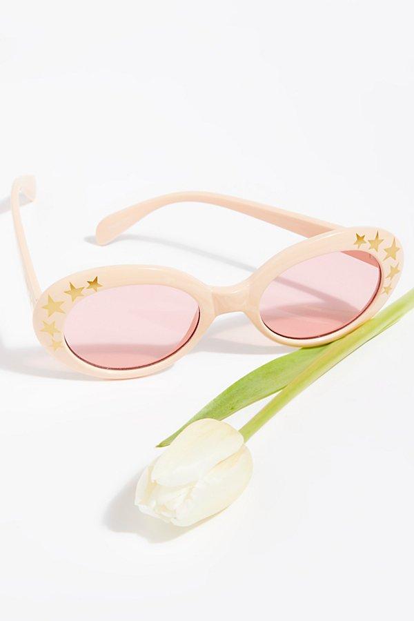 Outta Sight Star Print Sunnies By Free People