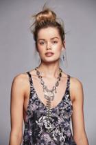 Free People Womens Silverado Metal Ladder Ne
