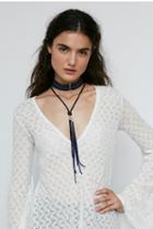 Three Arrows Leather & Fp Womens Sun Ceremony Choker