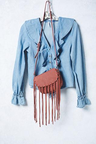 Free People Womens St. Germain Saddle Bag