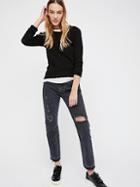 501c Distressed Crop Jeans By Levi's At Free People