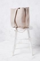 Free People Womens Python Bucket Bag