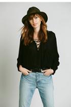 Free People Womens Robin Lace Up