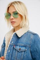 Free People Womens Queen Of Hearts Sunglass