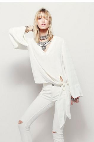 Free People Womens Come What May Top
