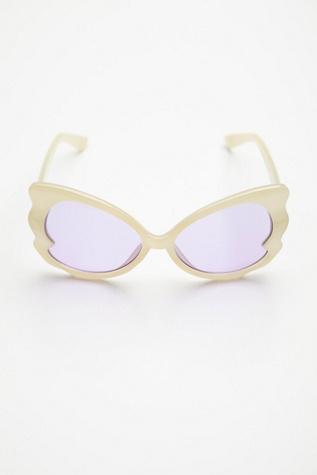 Free People Womens Butterfly Kisses Sunglass