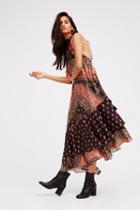 Free People Womens Painted Flowers Midi