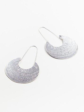 Free People Desert Moon Threader Hoops