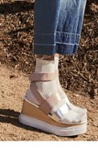 Jeffrey Campbell X Free People Womens Sidecar Sport Wedge