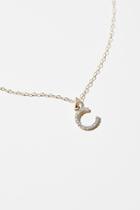 14k Diamond Initial Necklace By Free People