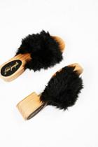 Fp Collection Womens Fur Sonnet Clog