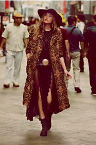 Long Winded Tapestry Coat At Free People