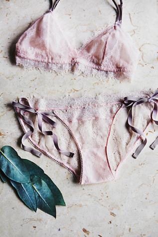 Free People Womens Bedroom Eyes Tie Bikini