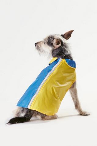 Ware Of The Dog Womens Two Tone Nylon Raincoat