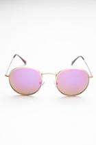 Free People Womens Far Out Round Sunnies