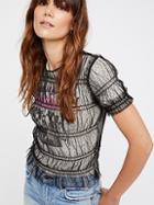 Tres Jolie Mesh Tee By Intimately At Free People