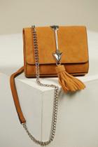Most Wanted Womens Arc Suede Crossbody