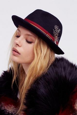 Brooklyn Hat Co. Womens Harlem Felt Short Brim