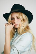 Free People Womens Trail Dusted Distressed Hat