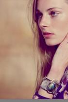 Mikal Winn Womens Labradorite Mesh Cuff