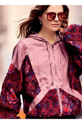 Free People Womens Magpie Oversize Lacey Jkt