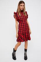Plaid Drop Waist Dress By Vetiver At Free People