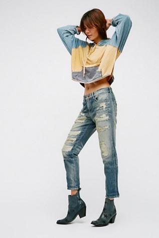 Scotch & Soda Womens Bandit Distressed Jean