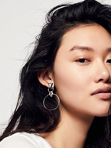 Astrid Metal Hoops By Biko