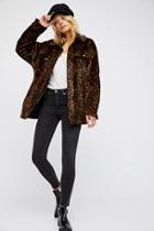 Leopard Trucker Jacket By Free People