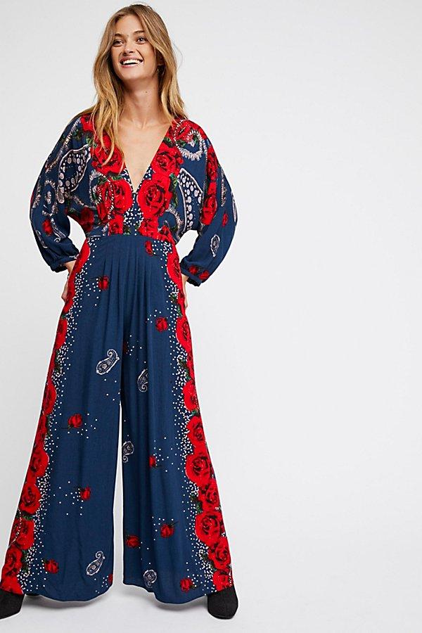 Rose Valley Jumpsuit By Free People